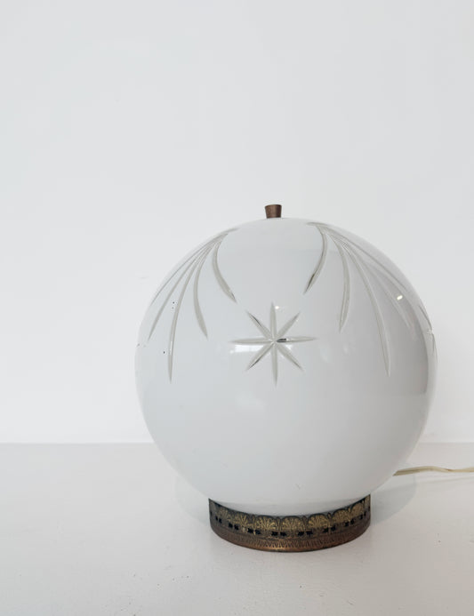 Lampada da tavolo base ottone