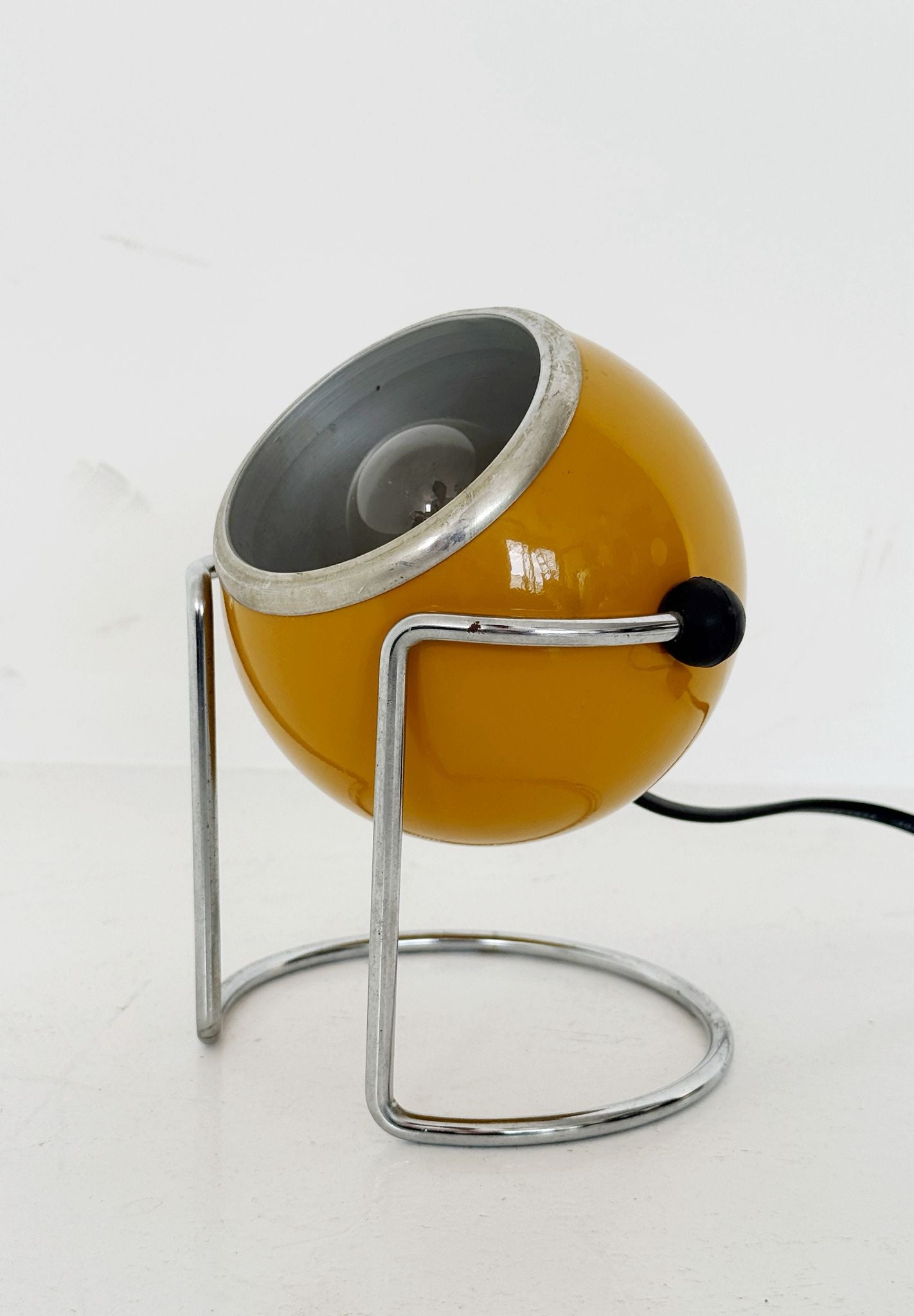 Lampada da tavolo regolabile Space Age in metallo laccato, anni '70