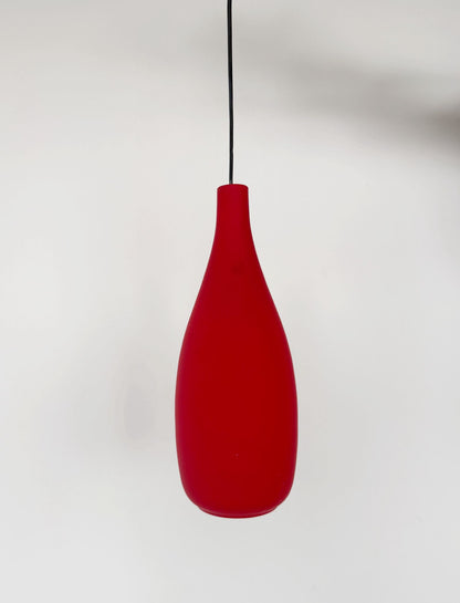 A pendant lamp with a simple, sculptural profile