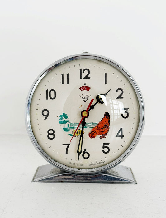 Sveglia meccanica da tavolo – Shanghai, anni '60/'70