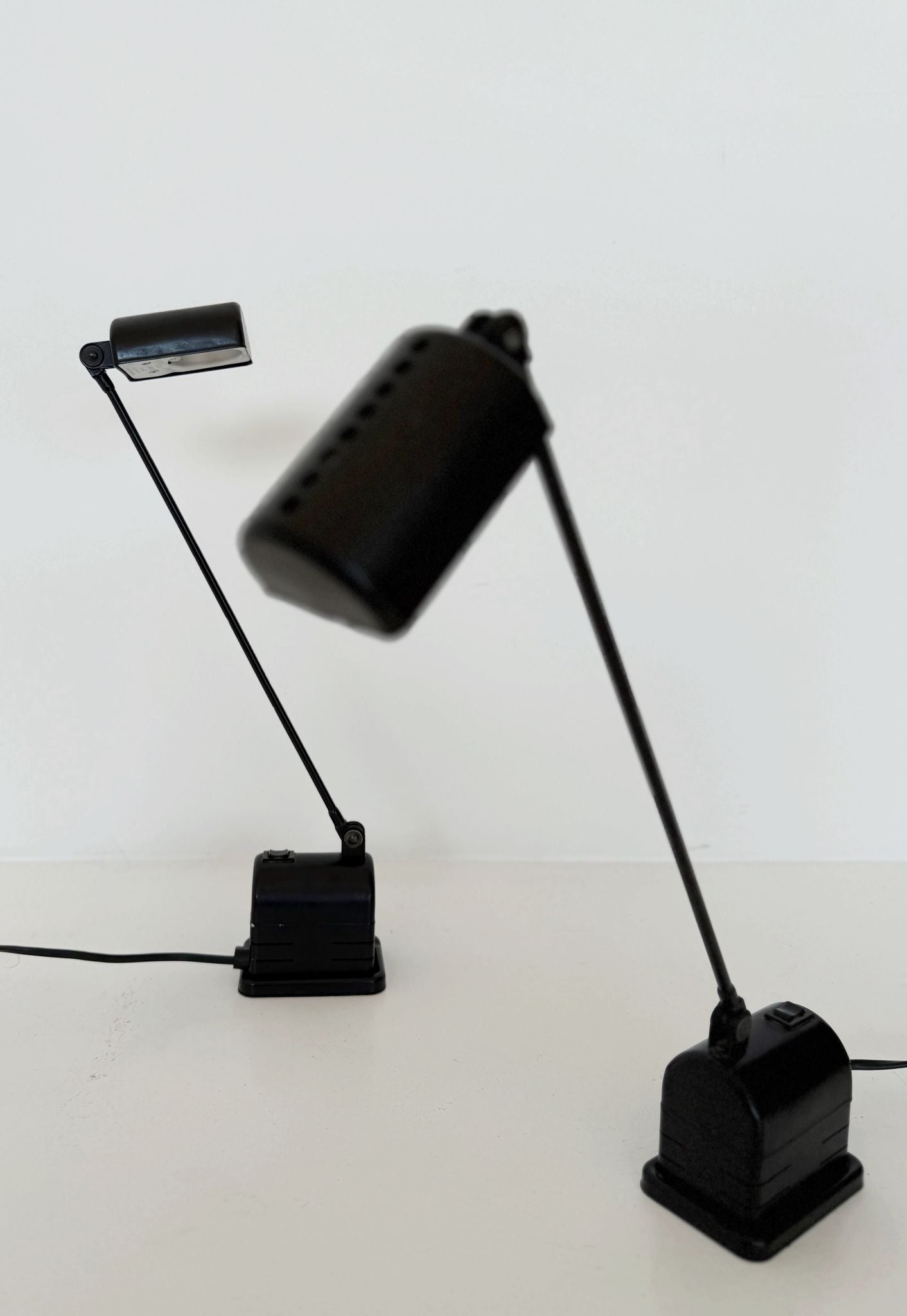 Pair of “Daphinette” table lamps – designed by Tommaso Cimini for Lumina Italia, 1970s