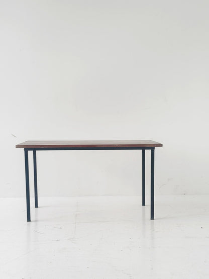 Modernist wood and metal coffee table, Italy, circa 1960s