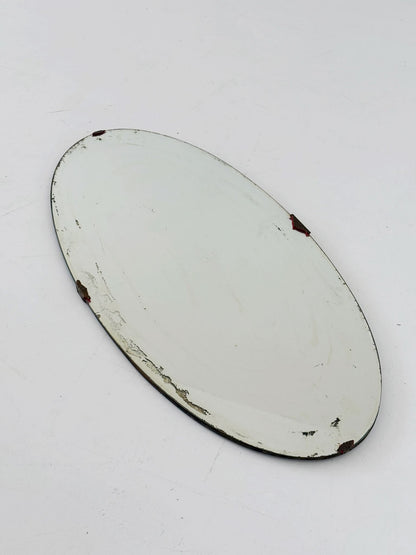Specchio da parete ovale, Italia, anni Quaranta-Cinquanta