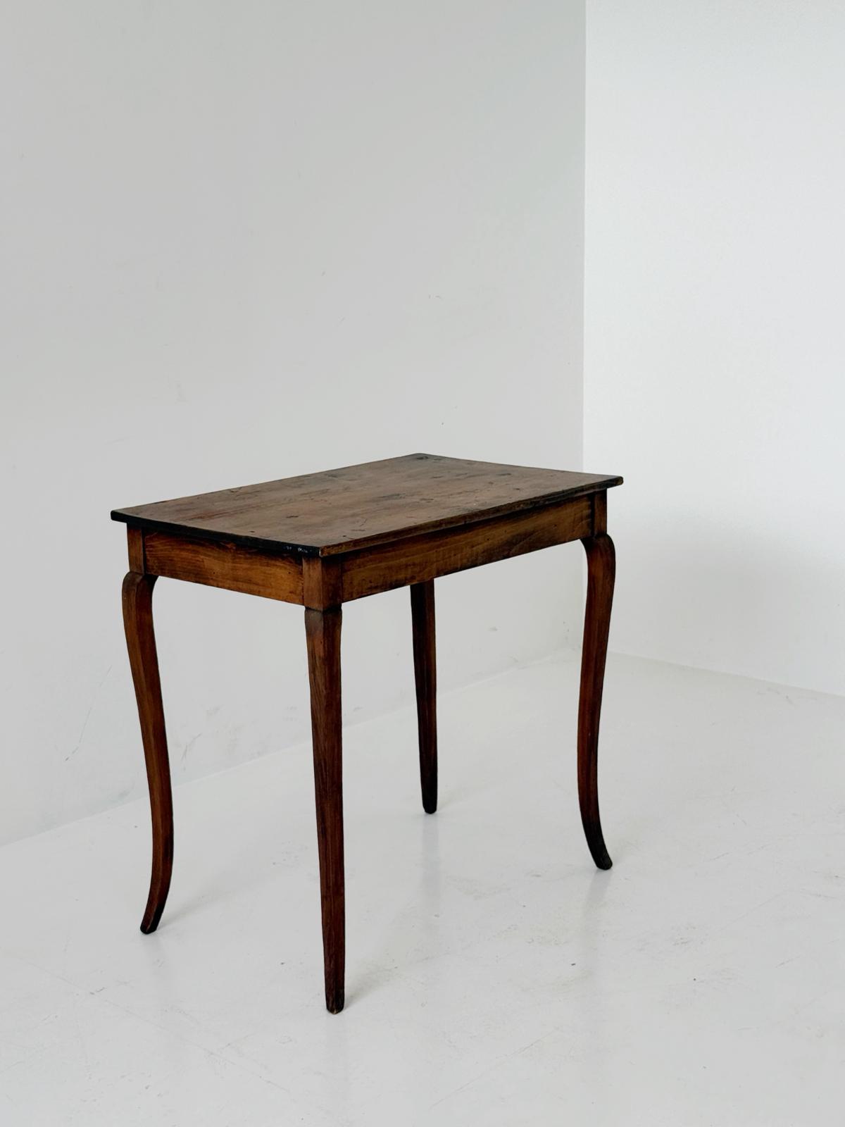 Rustic Walnut Work Table, 19th Century Italy
