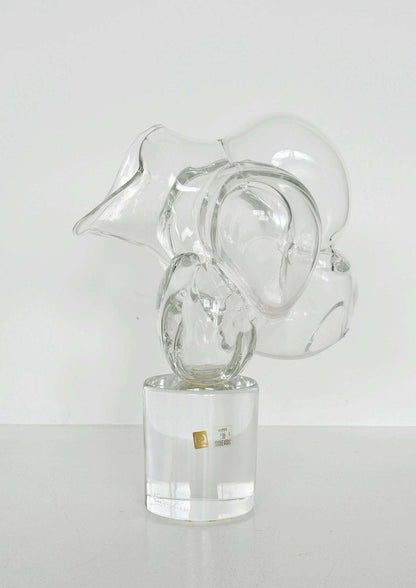 Zanetti Murano – Abstract glass sculpture, 1980s–1990s