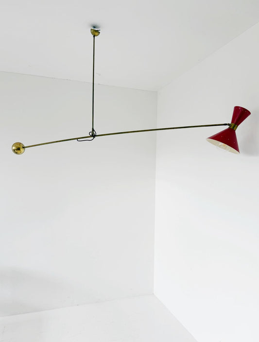 "Bilanciere" Pendant Lamp, Contemporary Production