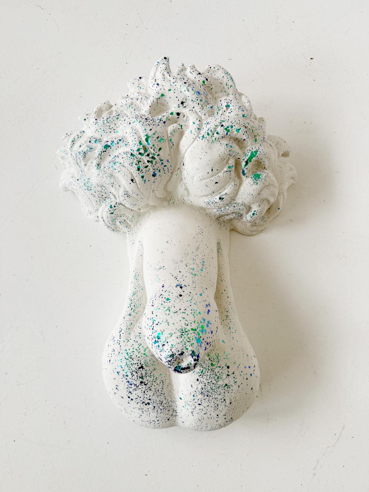 Frammento Ocean dal David — Calco in gesso, reinterpretazione contemporanea