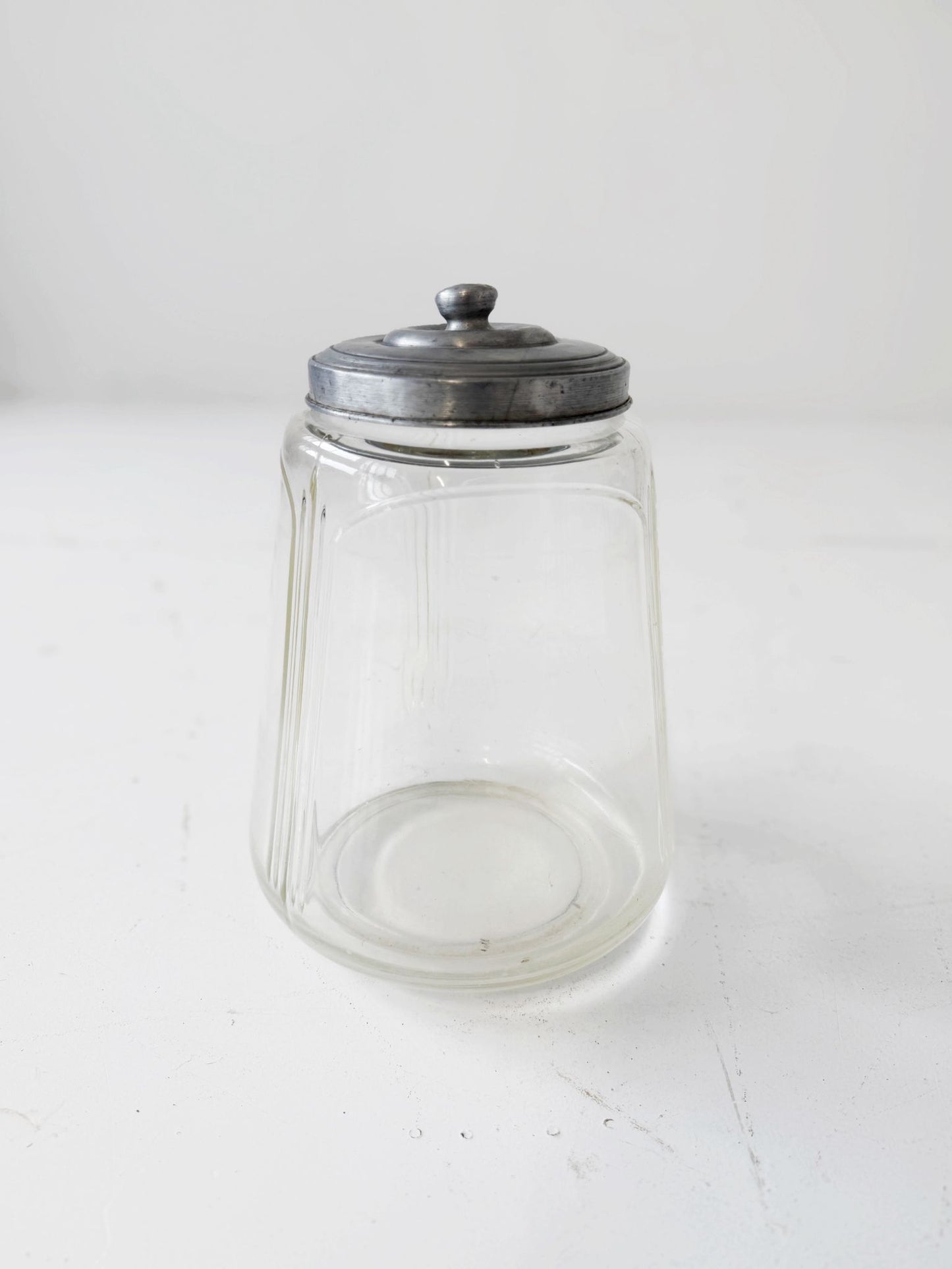 Glass Jar with Metal Lid – Italy, 1930s/1940s