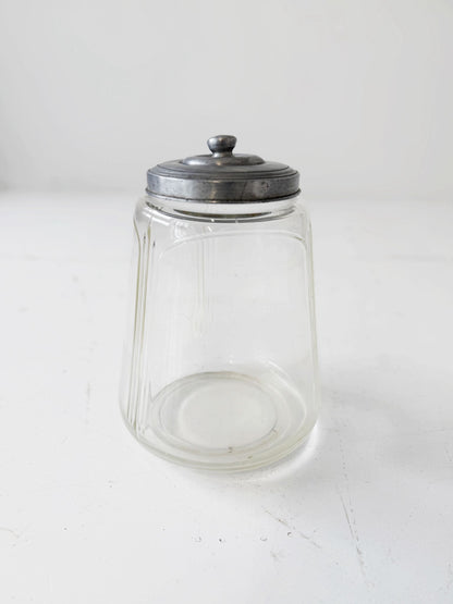 Glass Jar with Metal Lid – Italy, 1930s/1940s
