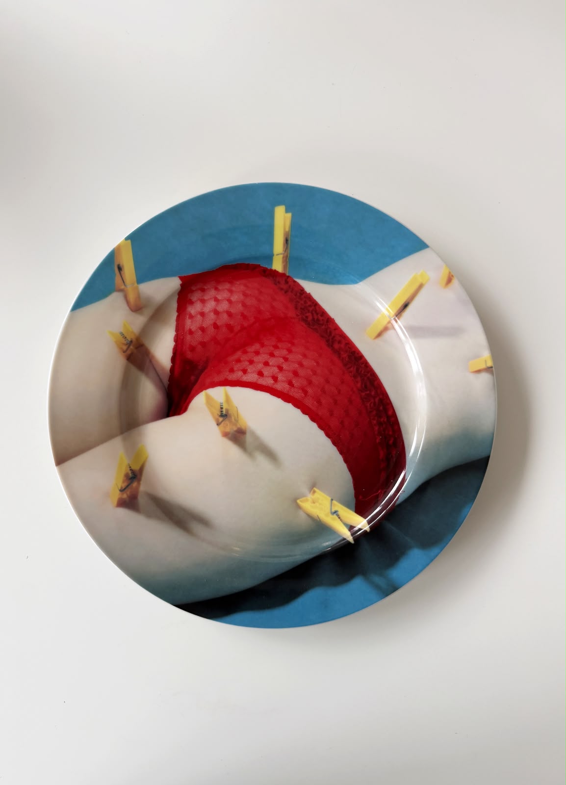 Piatto decorativo Seletti TOILETPAPER – Porcellana fine