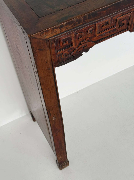 Antique Chinese Elm Console Table – Qing Dynasty – YAKI Certified