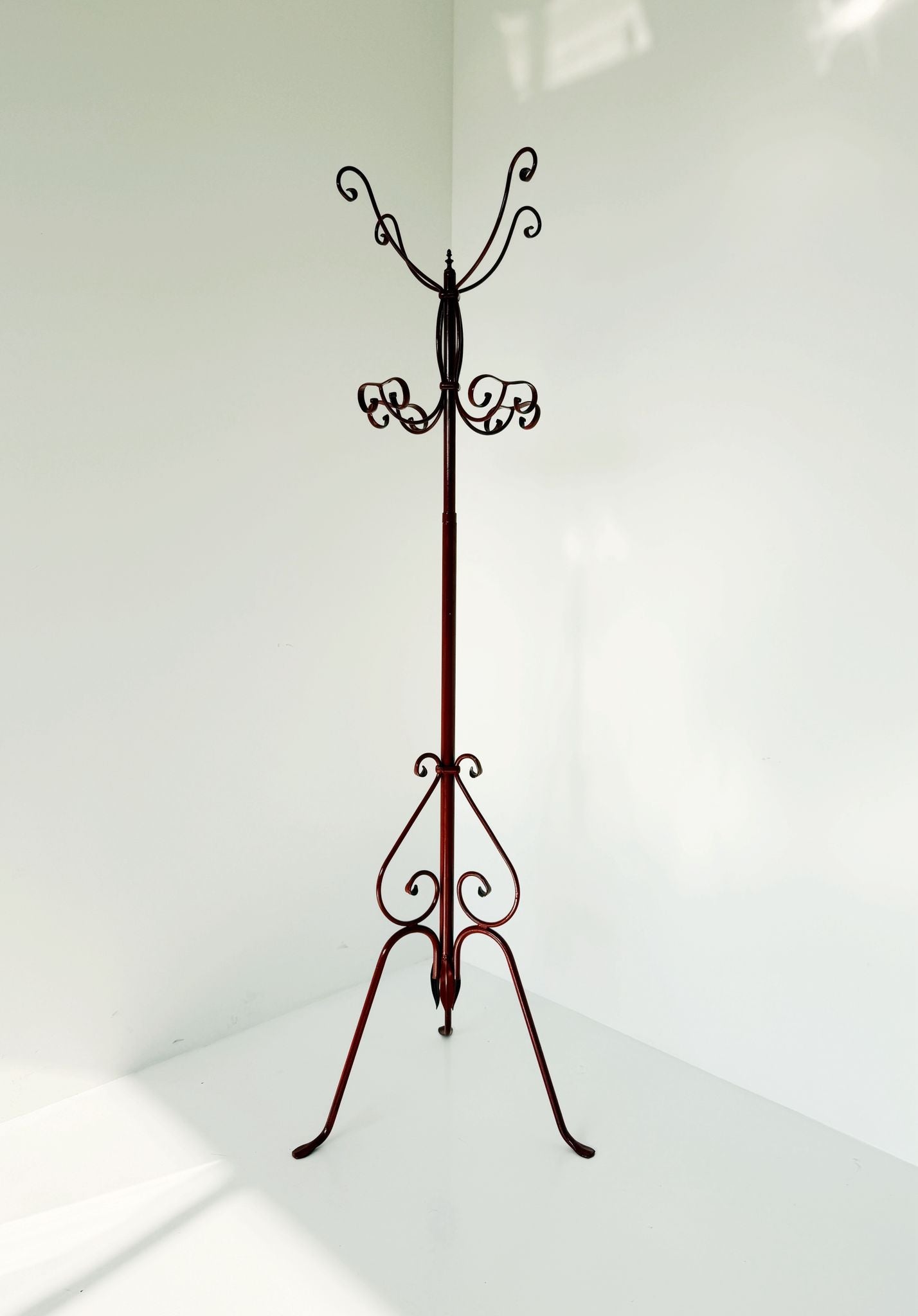 Wrought iron coat rack, Italy, 1960s
