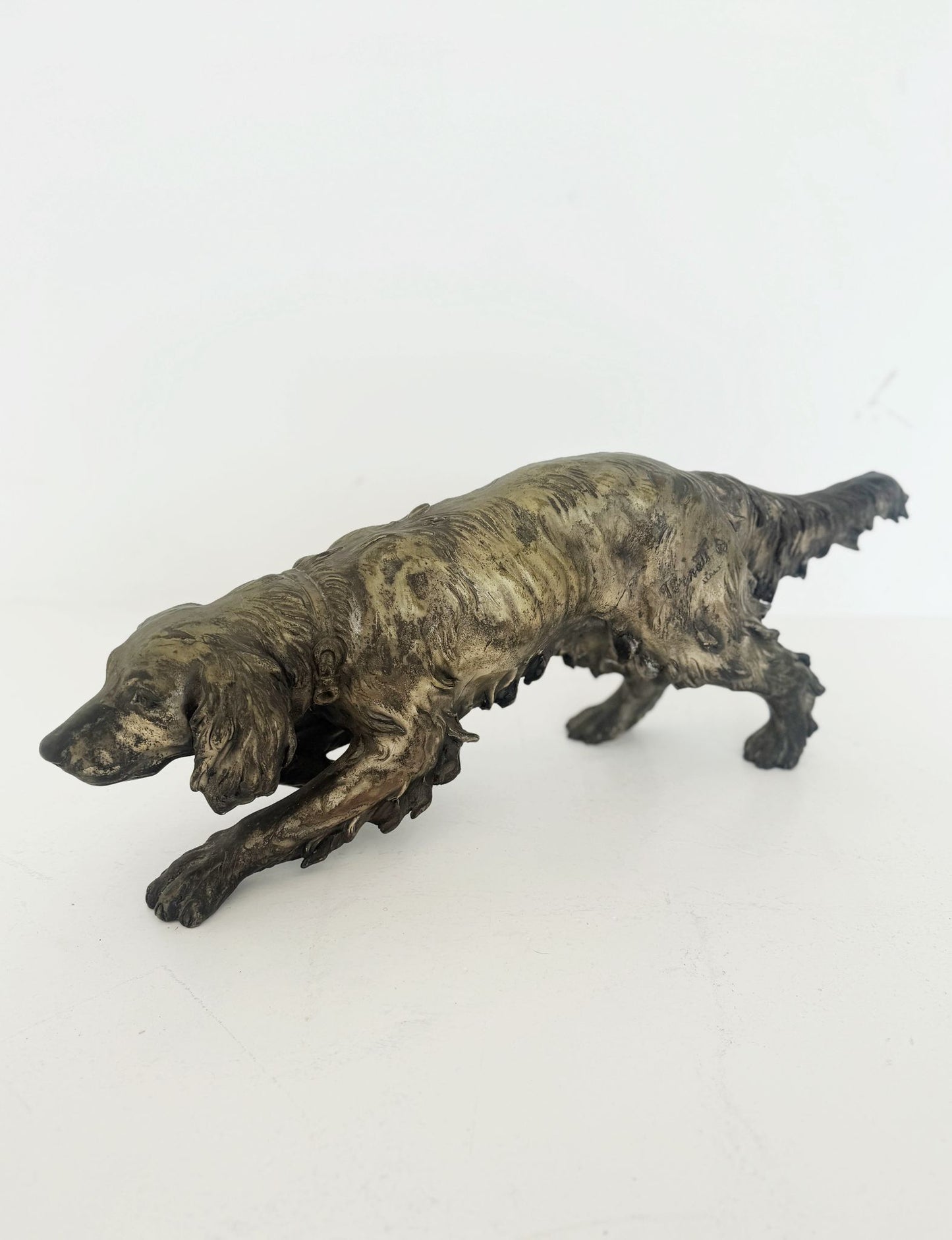 Scultura "Cane da caccia" – Bruno Tornati, Italia, anni '60-'70