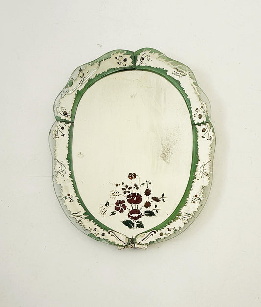 Specchio vintage da parete, Italia, anni ’40.