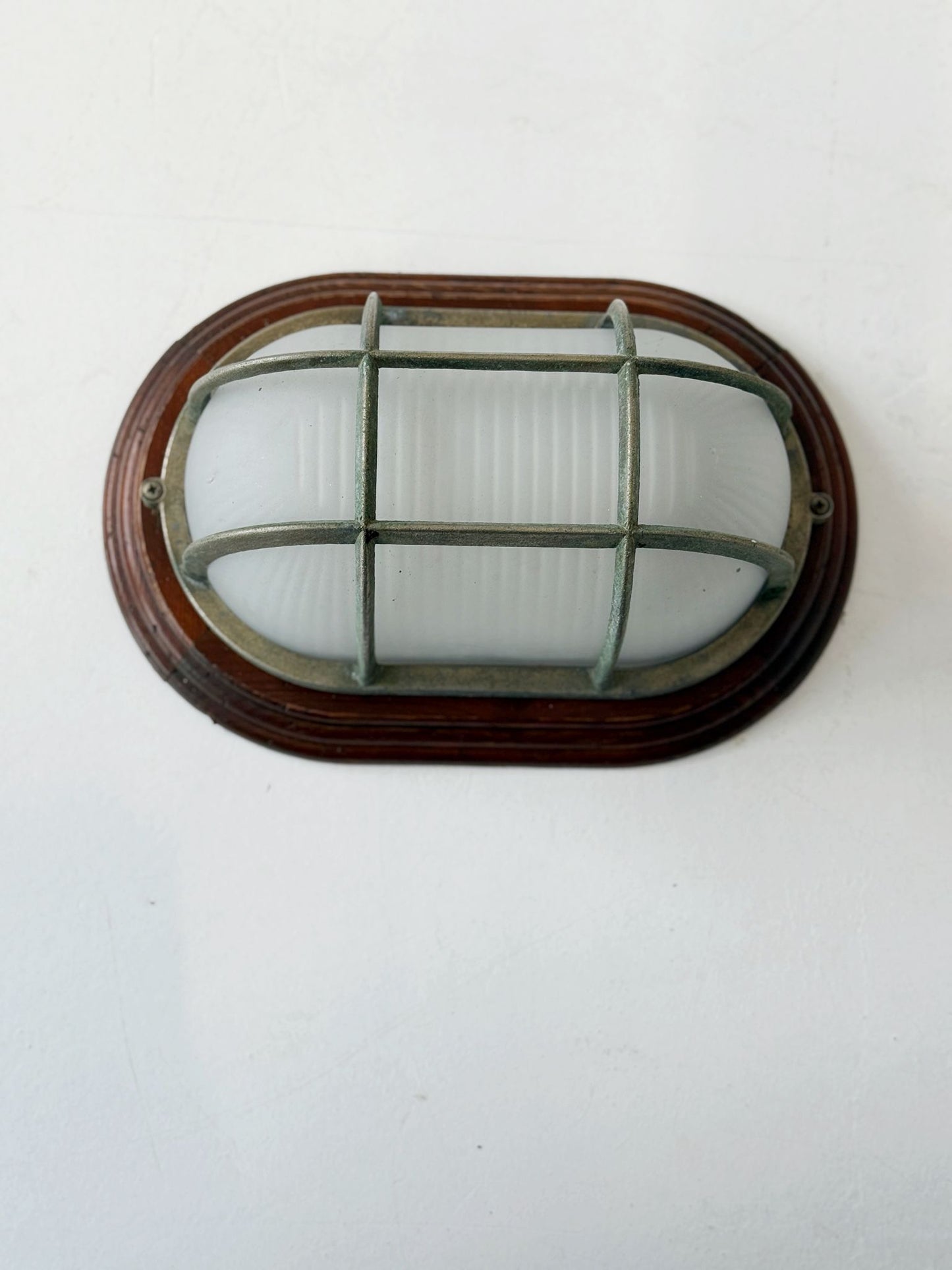 Nautical opal glass ceiling light (1955–1963)