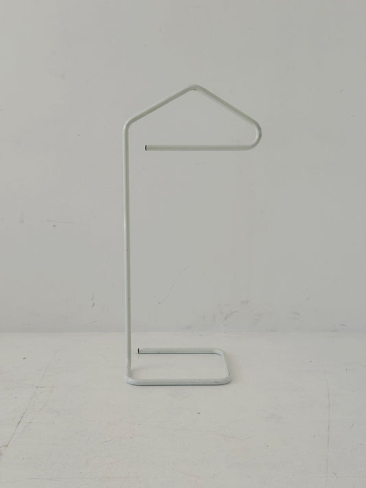 White metal floor valet stand, 1960s