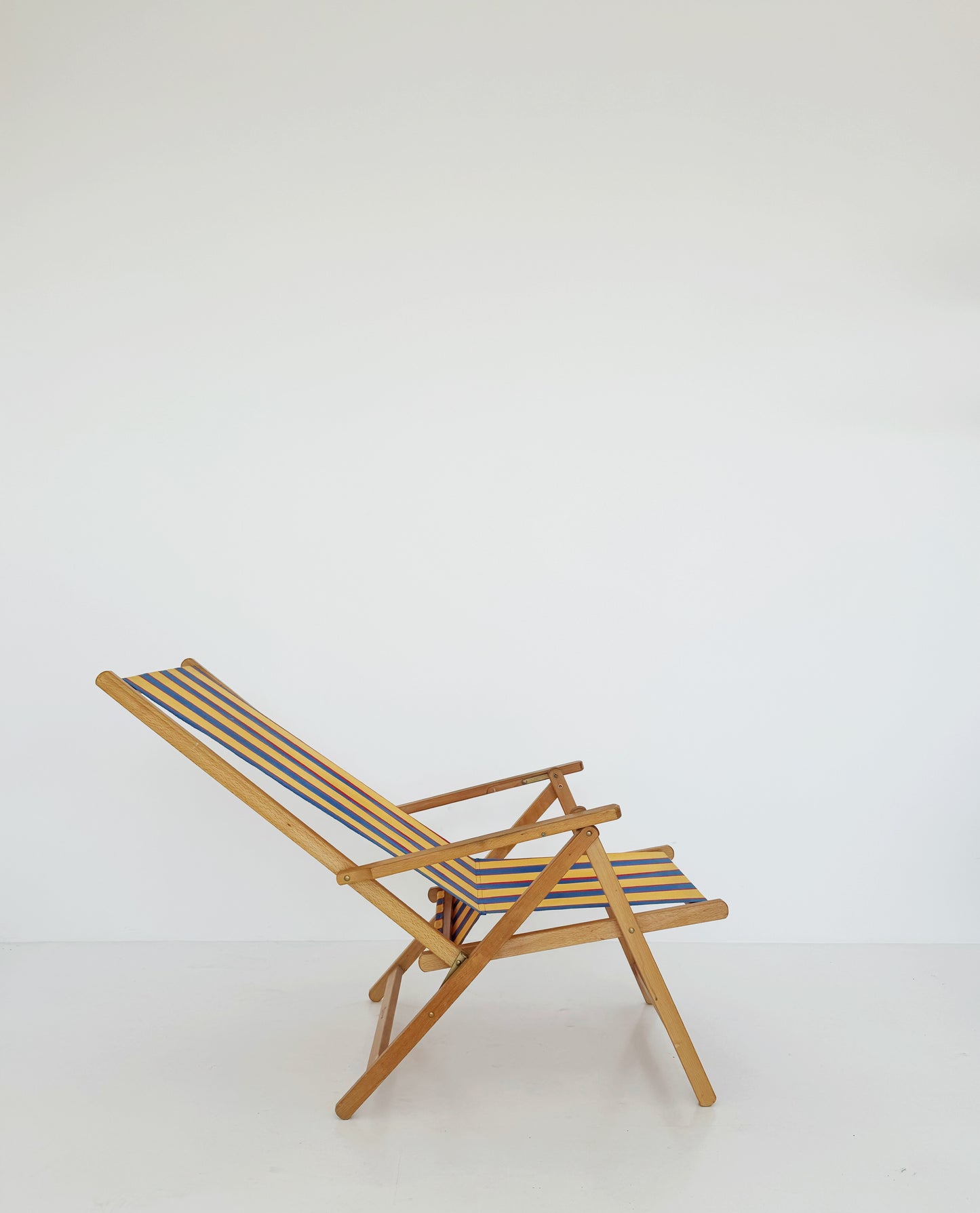 Sdraio in legno e tela