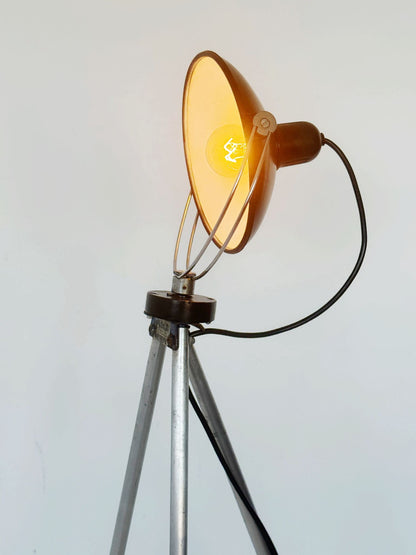 Photographic Tripod Floor Lamp, 1960s/70s