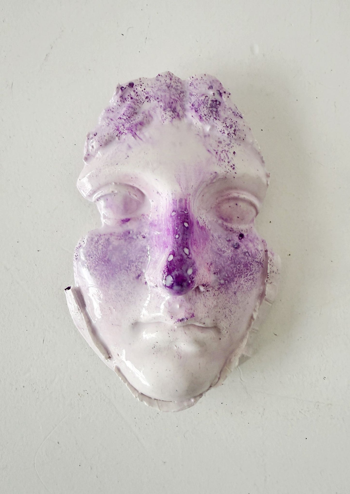 Hand-molded and finished gesso- Valeria