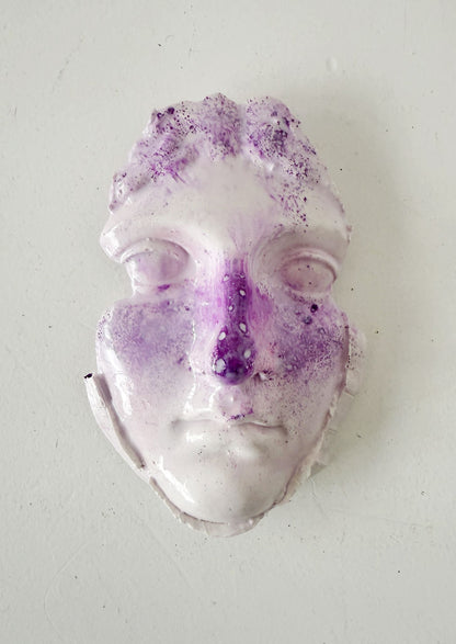 Hand-molded and finished gesso- Valeria