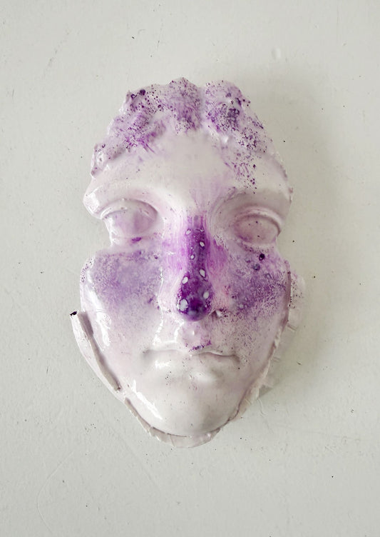 Hand-molded and finished gesso- Valeria