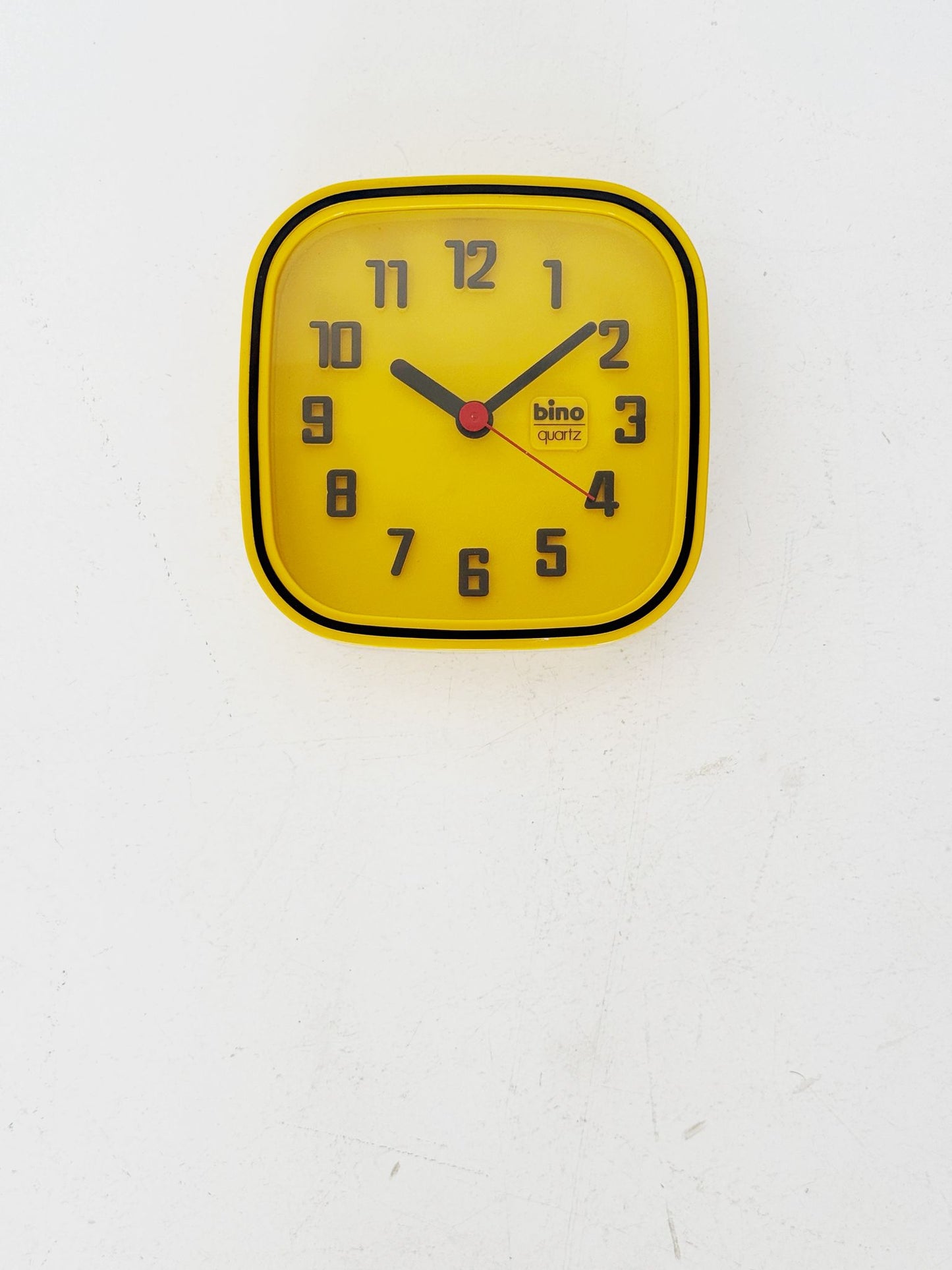 Bino Quartz Wall Clock, Italy, 1970s-1980s
