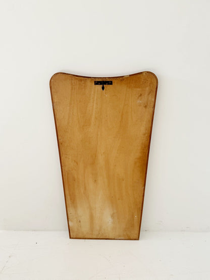 Specchio da parete in legno, Italia, anni '50-'70