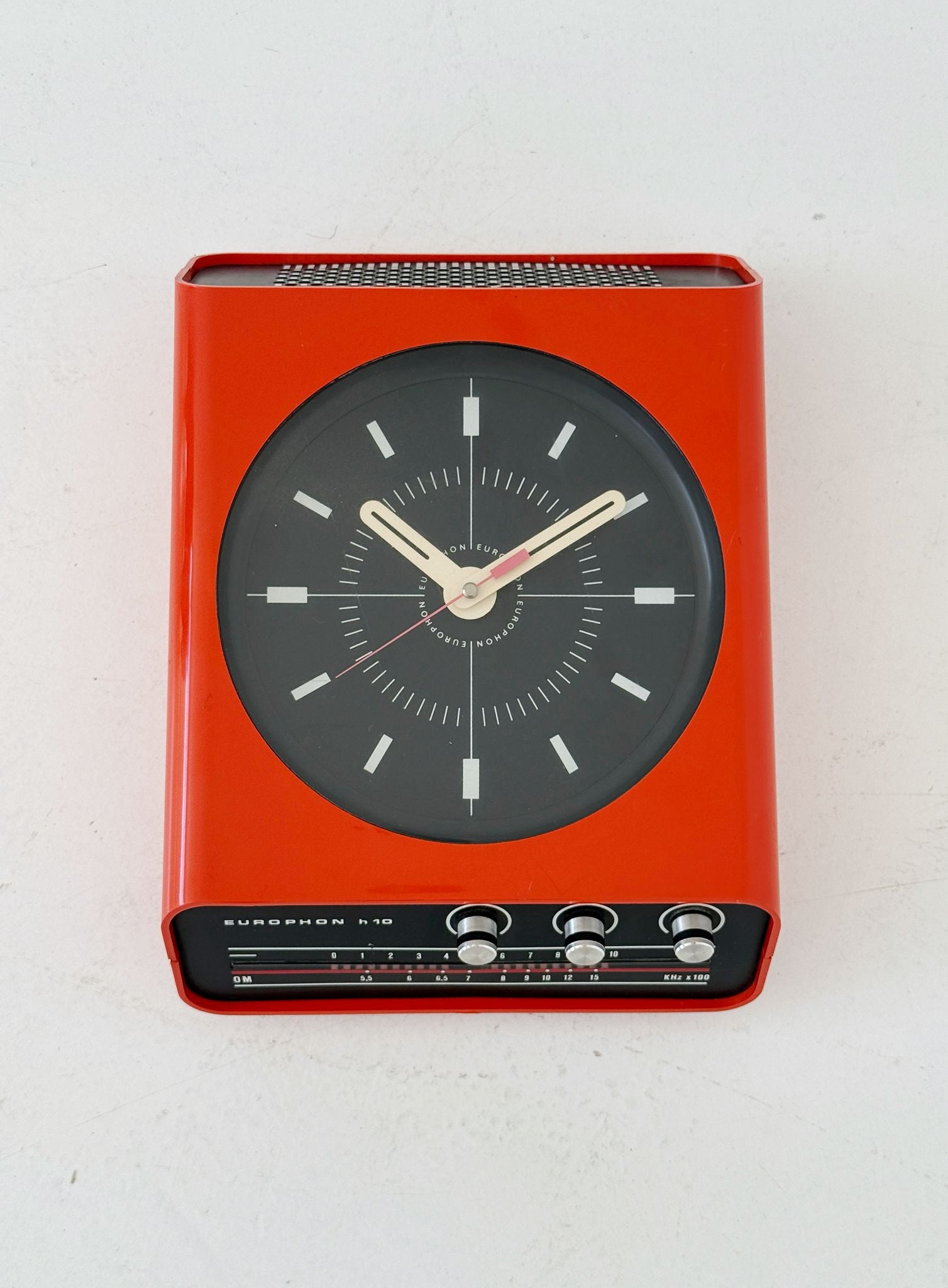 Europhon H10 alarm clock radio, 1970s