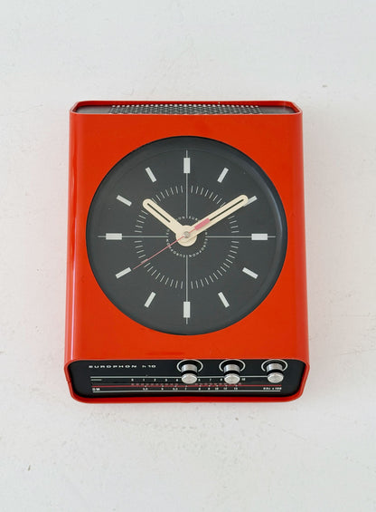 Europhon H10 alarm clock radio, 1970s