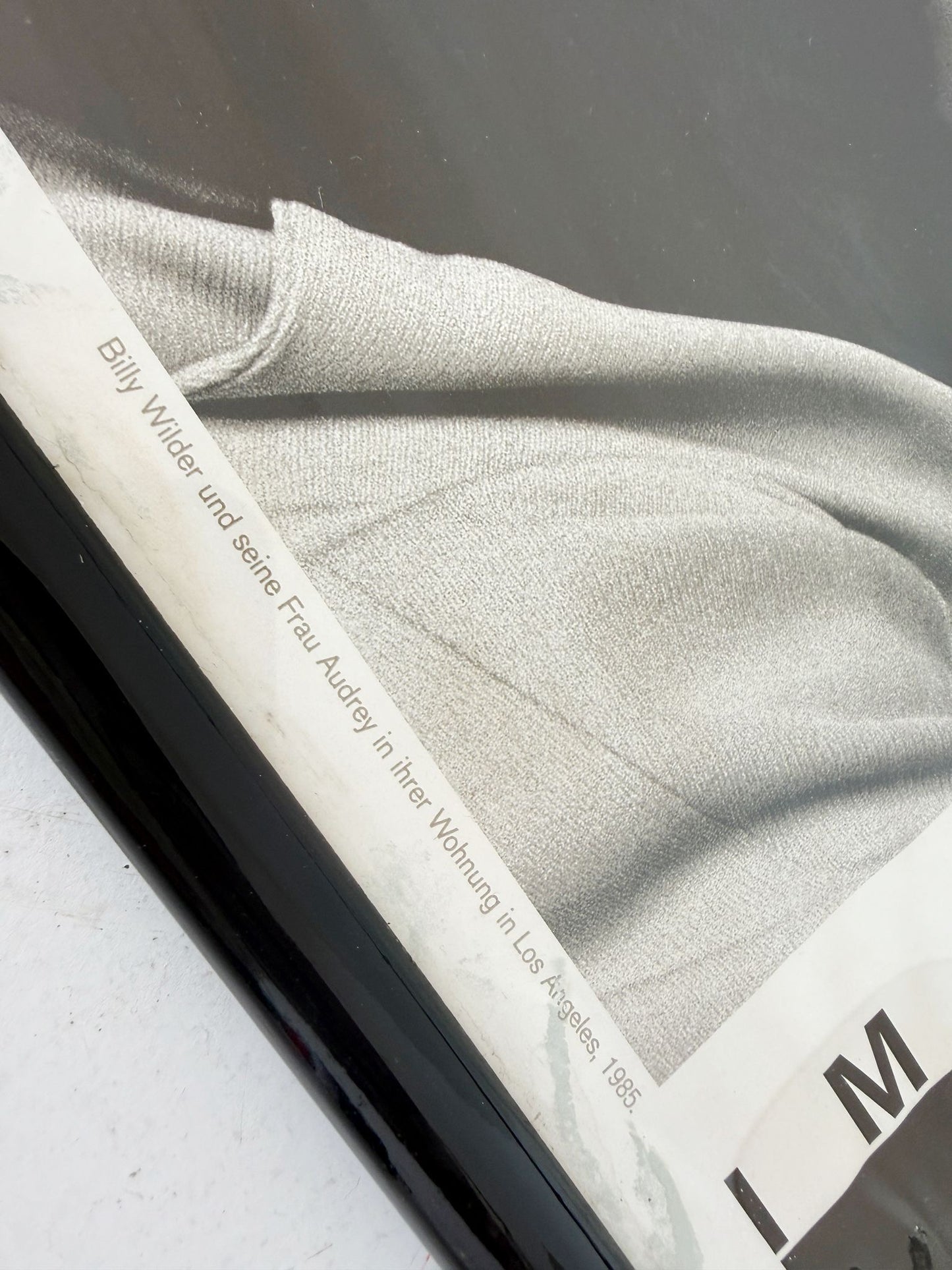 Original poster for the Helmut Newton exhibition – Berlinische Galerie, 1988