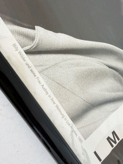 Original poster for the Helmut Newton exhibition – Berlinische Galerie, 1988