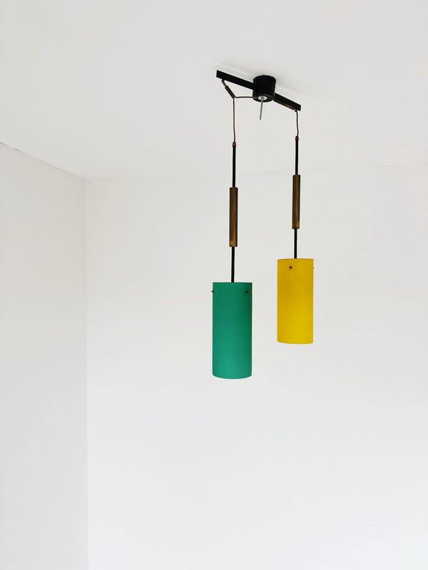 Bicolor chandelier