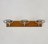 Wood and metal clothes hanger