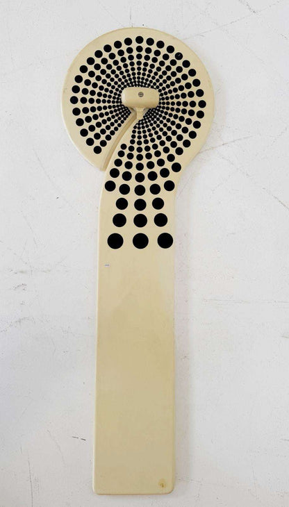 Vintage molded plastic wall coat rack – 1970s design