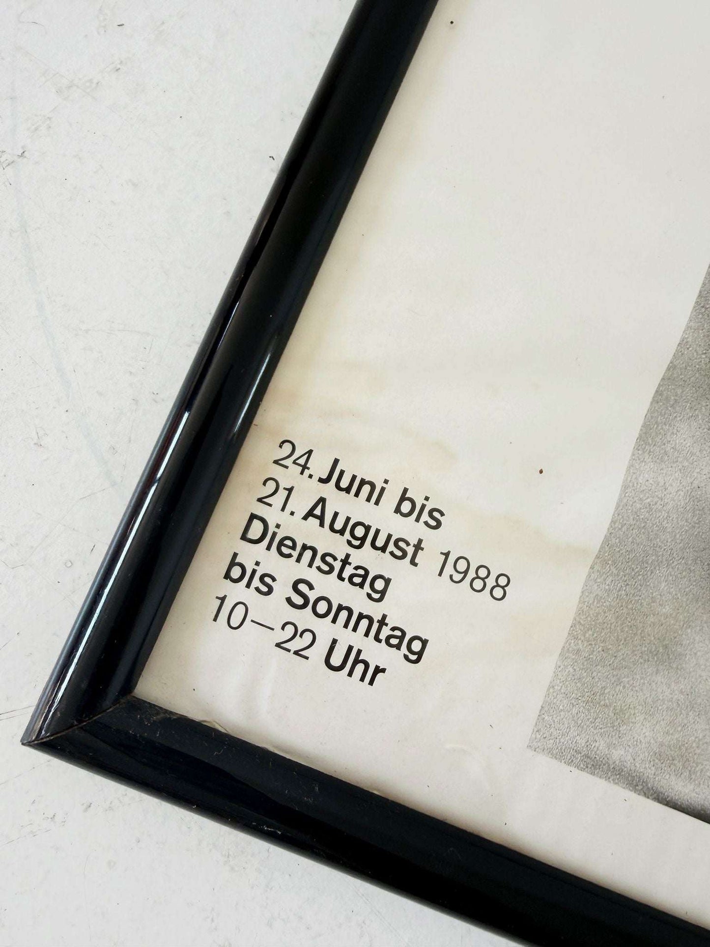 Original poster "Helmut Newton – Photographische Sammlung", Berlinische Galerie, 1988