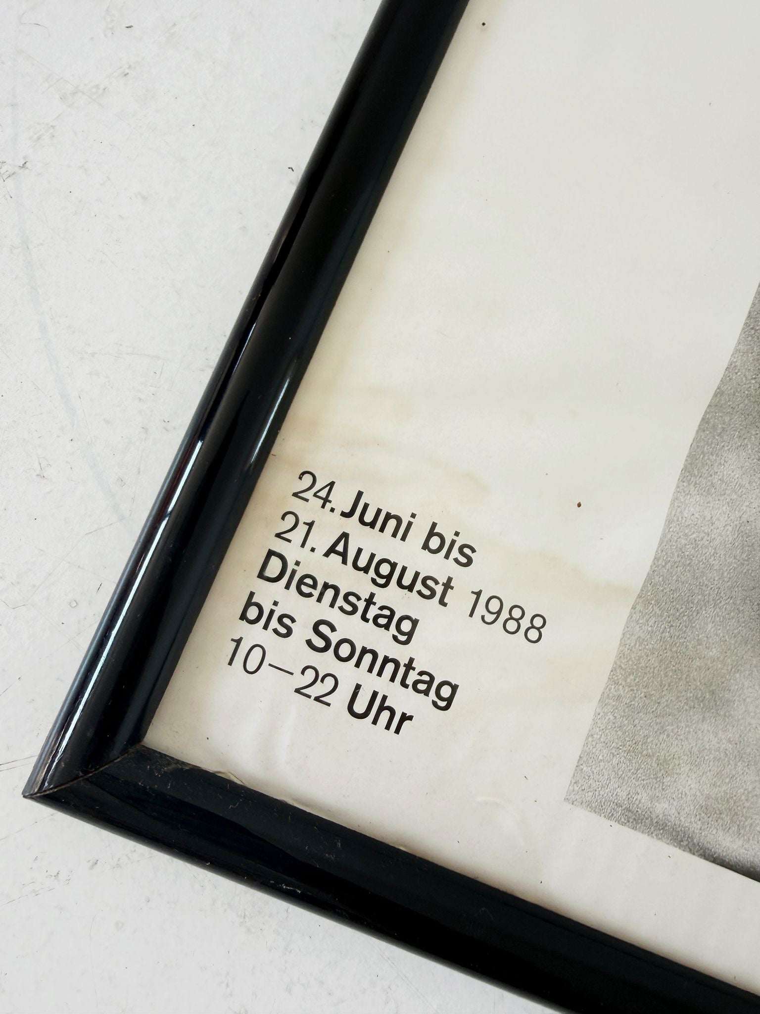 Original poster "Helmut Newton – Photographische Sammlung", Berlinische Galerie, 1988