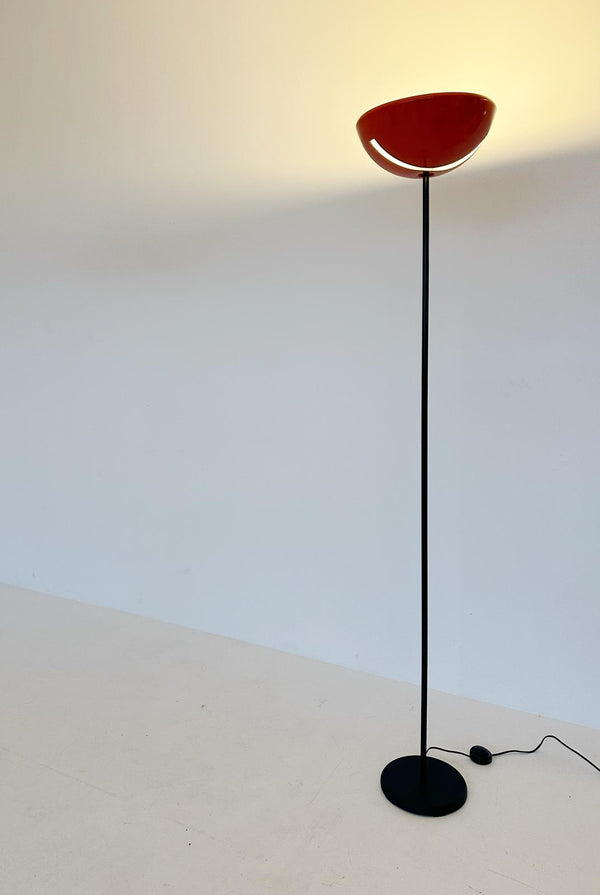 Orange floor lamp