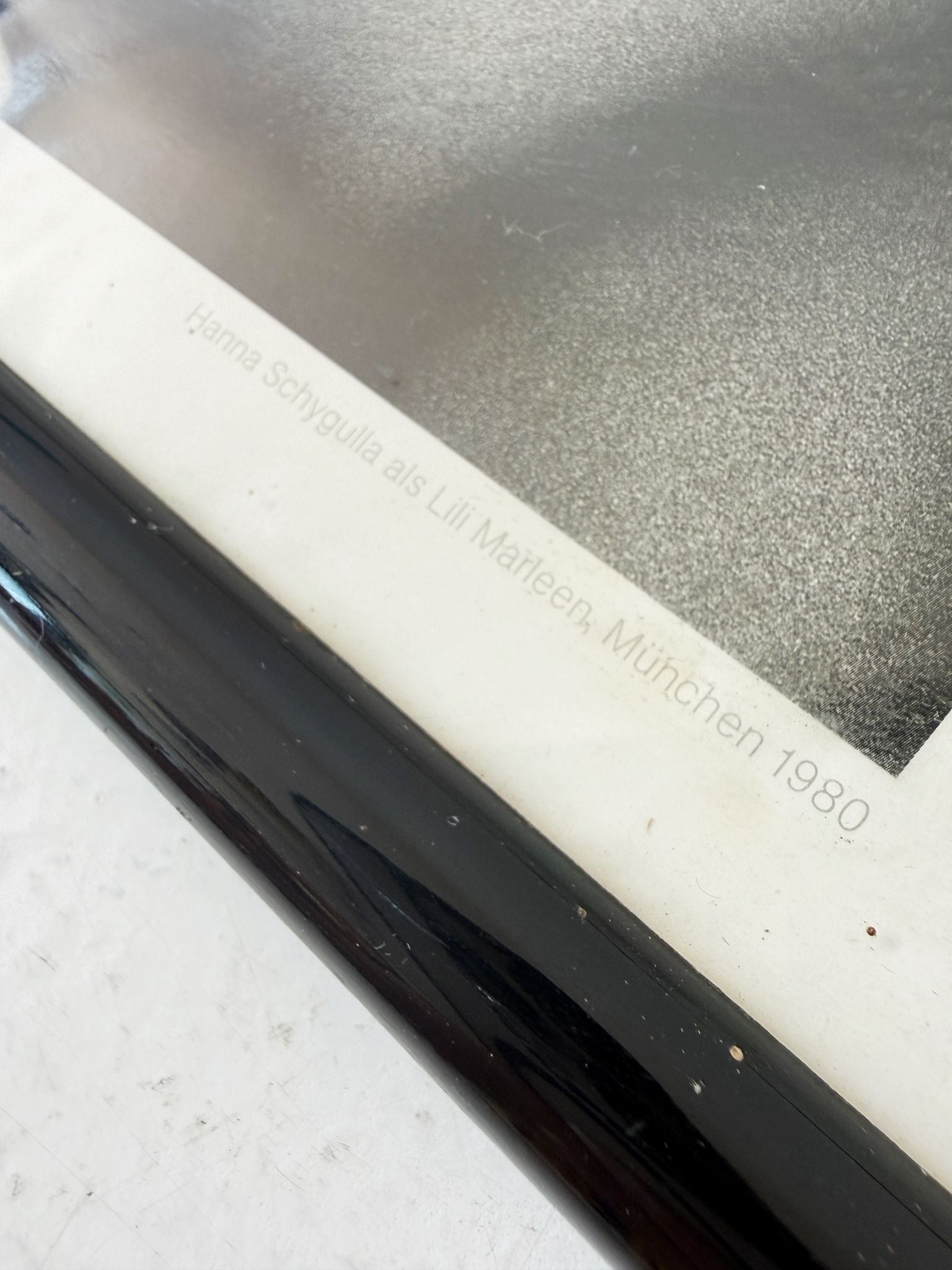 Manifesto originale "Helmut Newton – Photographische Sammlung", Berlinische Galerie, 1988