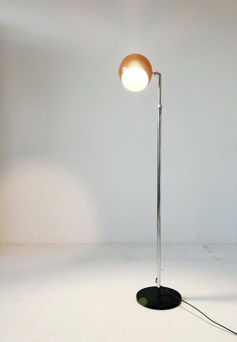 Orange eye floor lamp