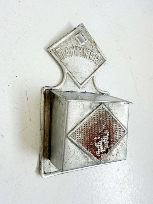 Wall-mounted matchbox "MATCHES" - Vintage metal