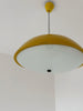 Yellow and white chandelier