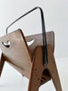 Wooden magazine rack