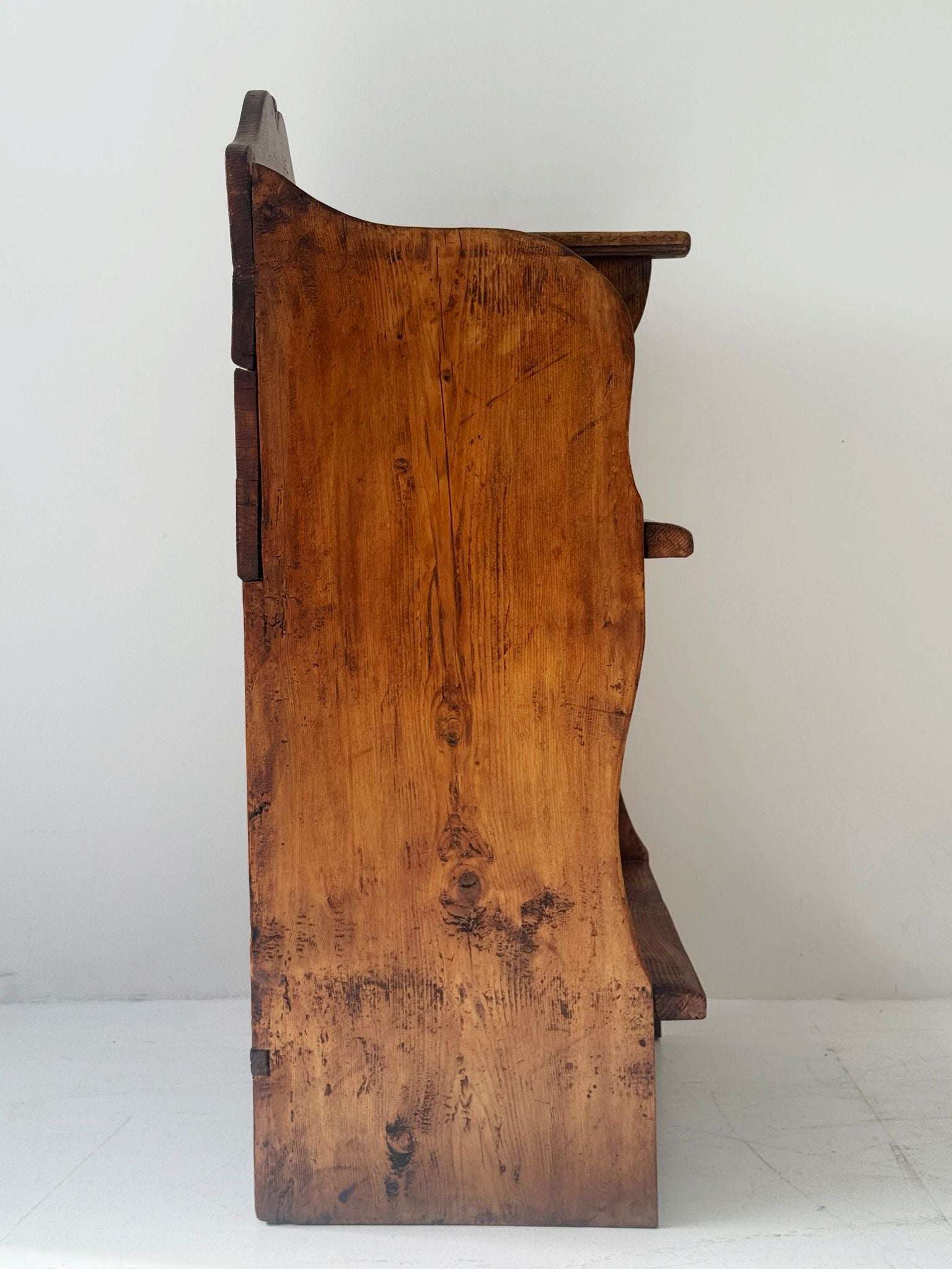 Rustic Bench with Drawer and Shelf Italy, late 19th – early 20th century