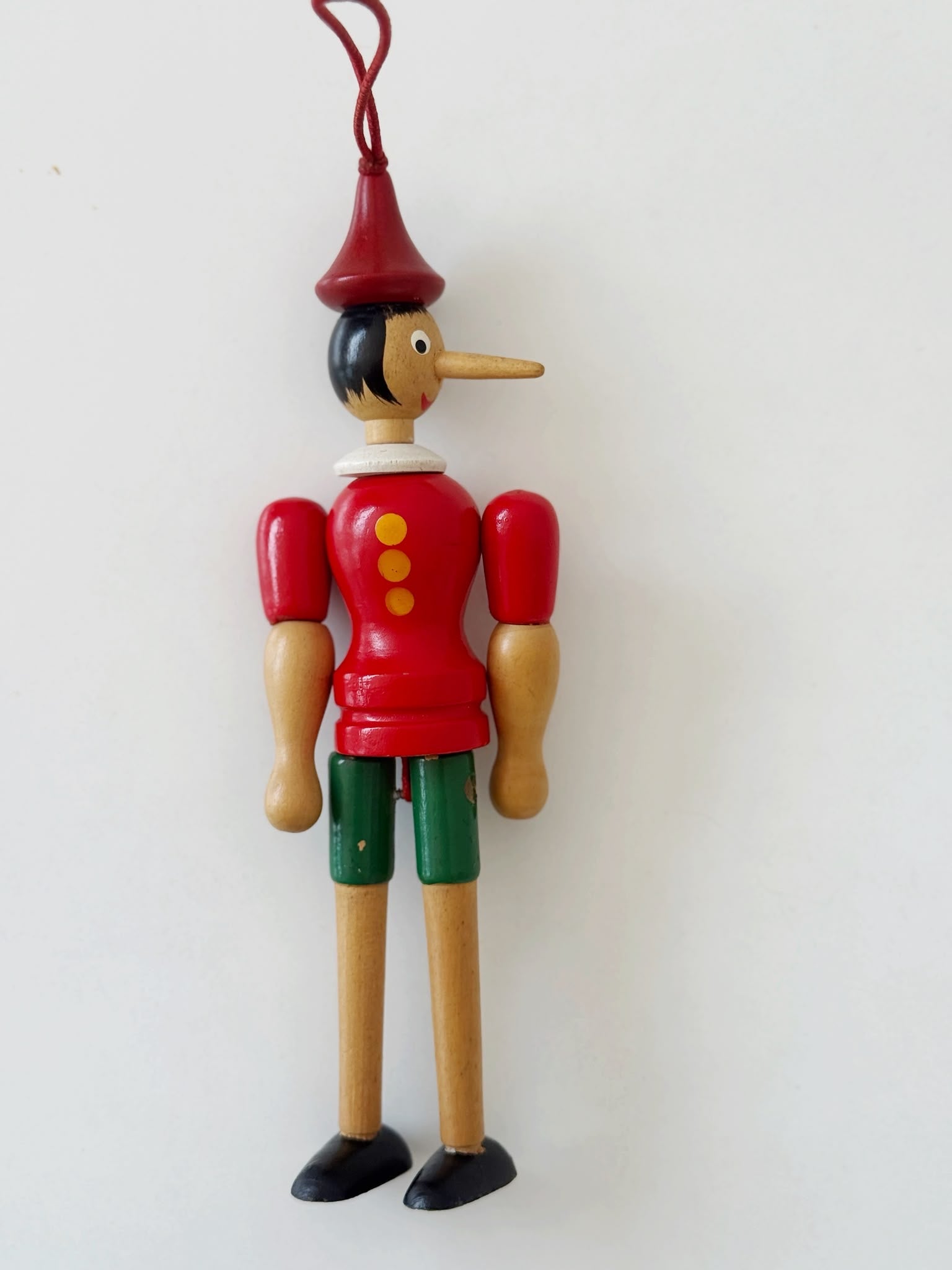 Piccolo Pinocchio vintage in legno