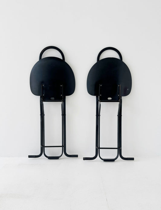 Pair of Dafne folding chairs, Gastone Rinaldi for Thelma