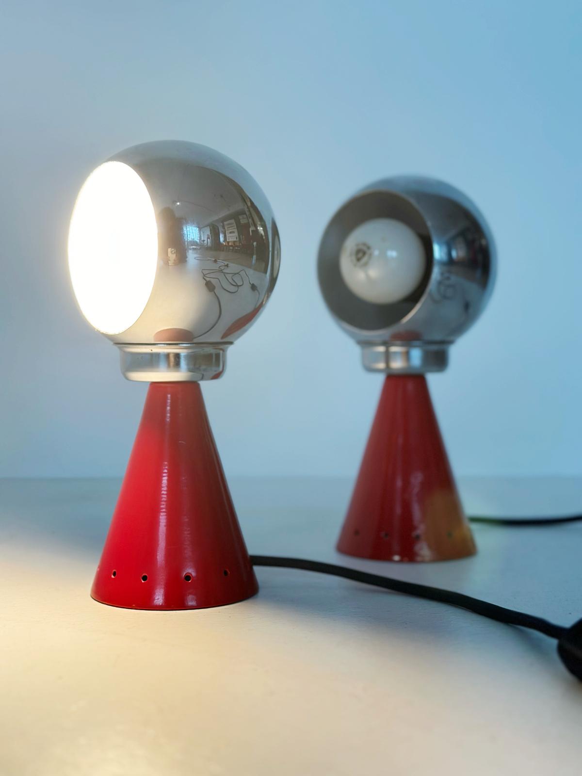 Coppia lampade occhio