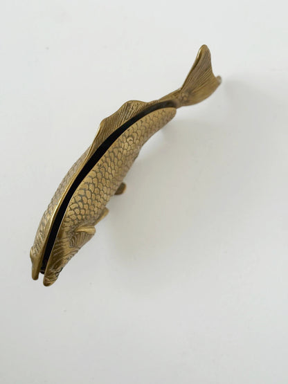 Brass fish napkin holder