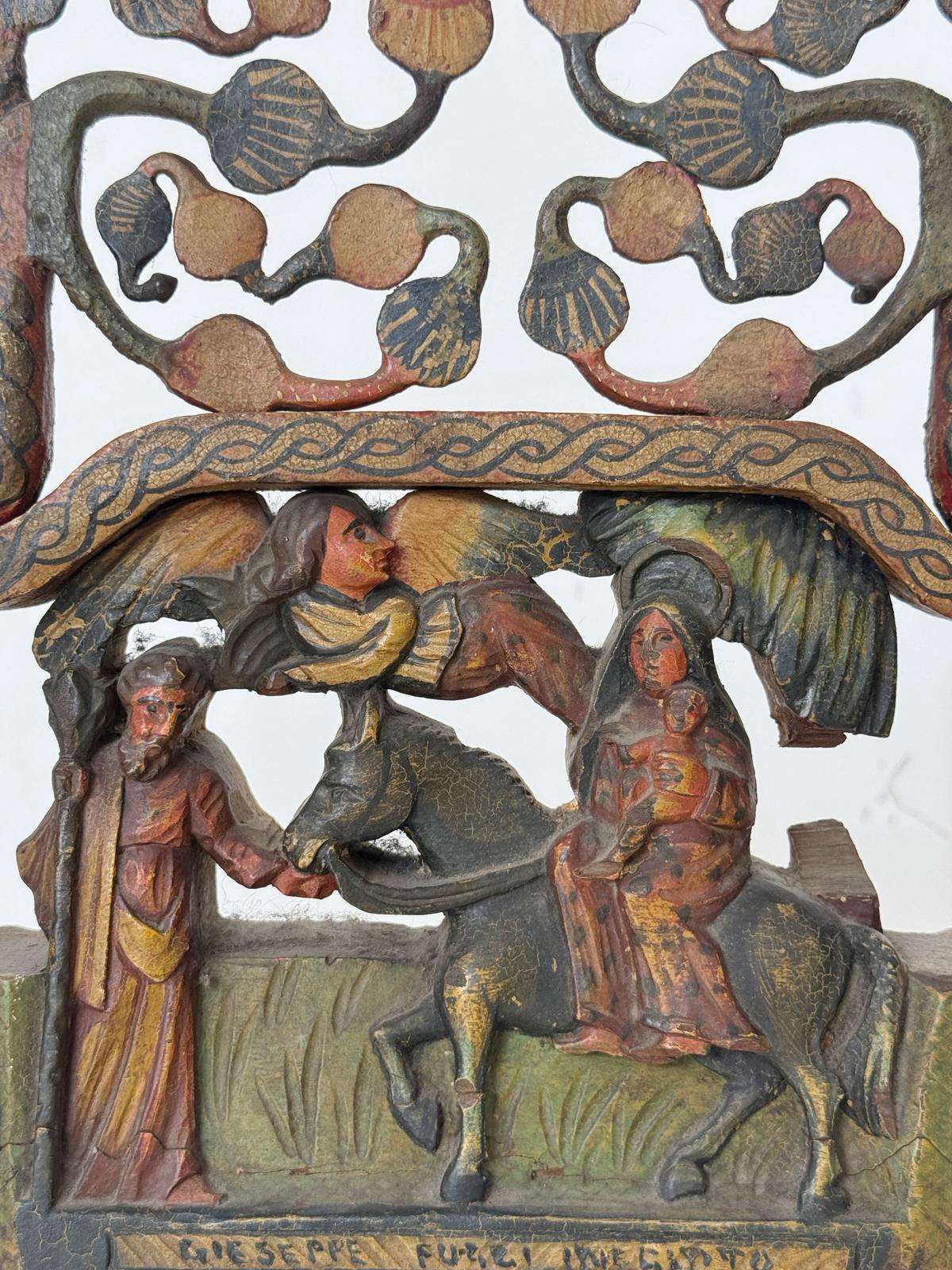 Fragment of a Sicilian Cart Transformed into a Coffee Table, Sicily, late 19th – early 20th century