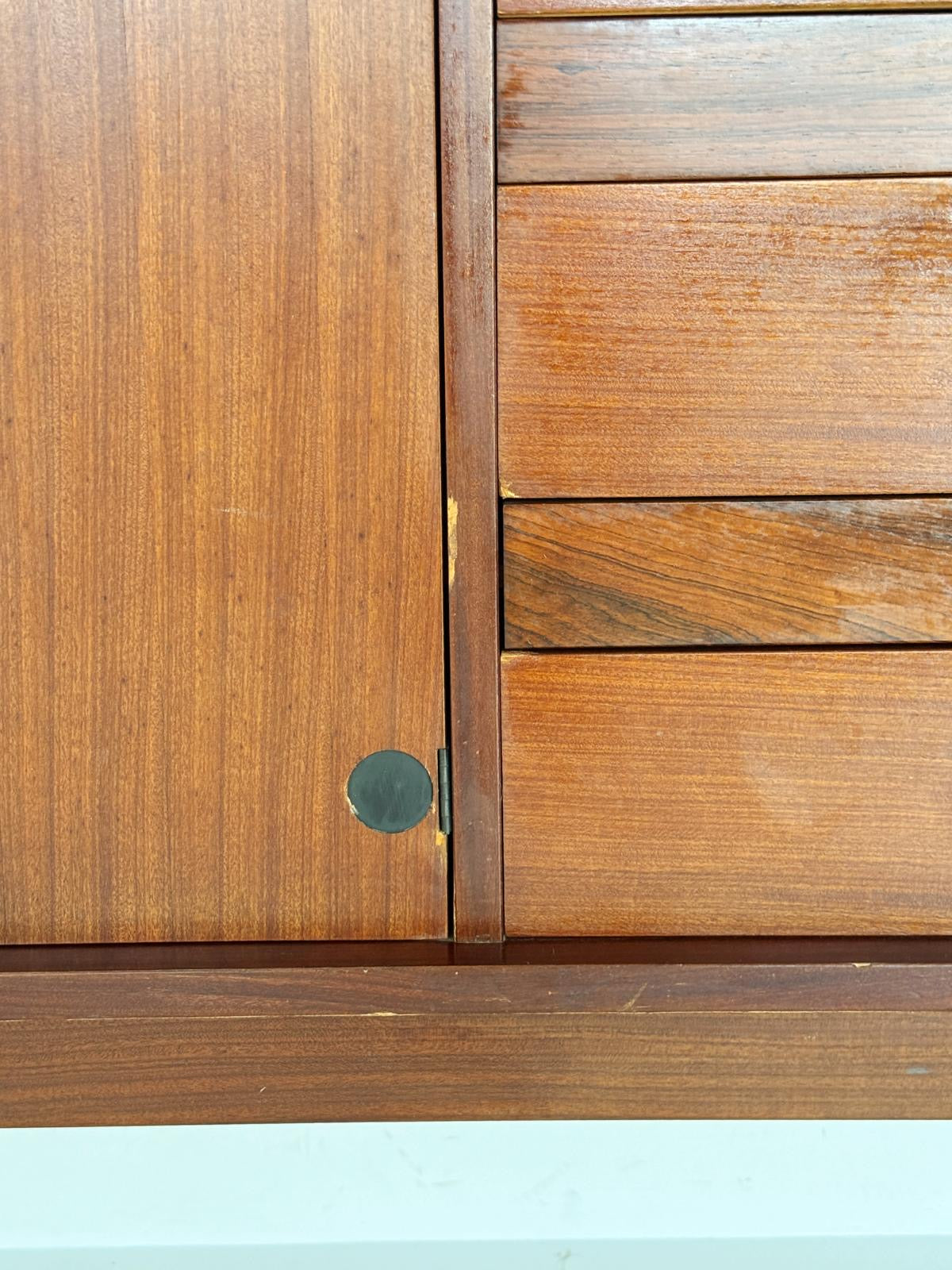 Teak sideboard with doors and drawers – 1960s