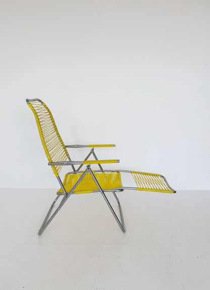 1970s Outdoor Reclining Lounge Chair